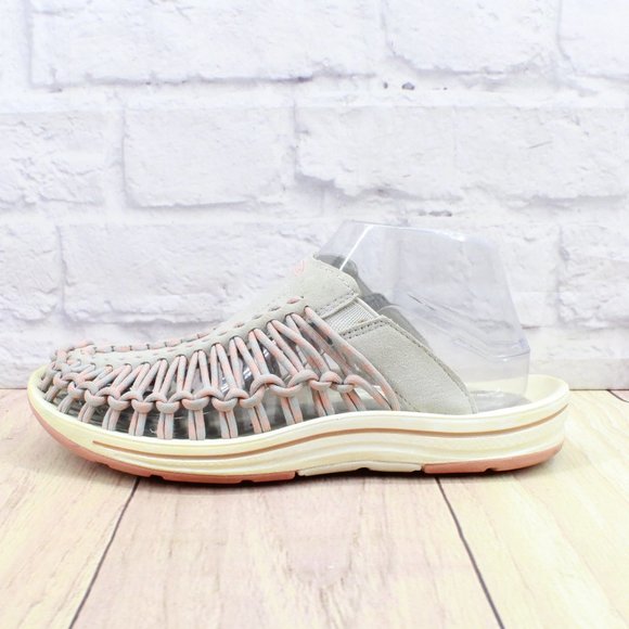 Keen Shoes - Keen Uneek Cream Bungee Cord Woven Outdoor Water Sandals Size 8
